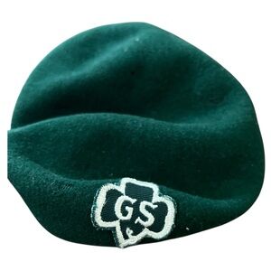 Vintage Kangol Girl Scouts Official New York City Green Wool Beret